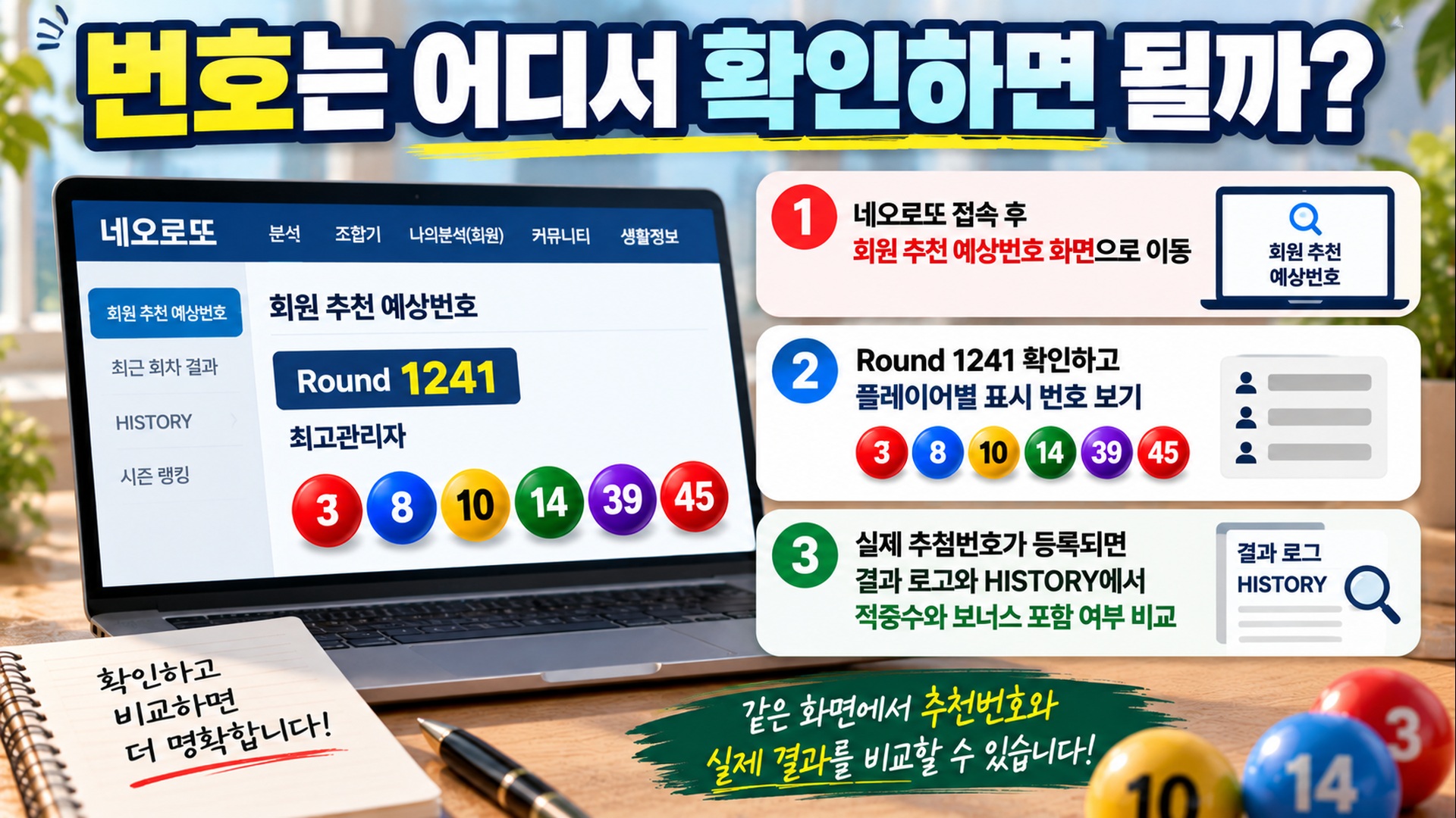 로또 1241회 회원추천번호 6개 확인, 제외수로 보기 전 체크할 기준