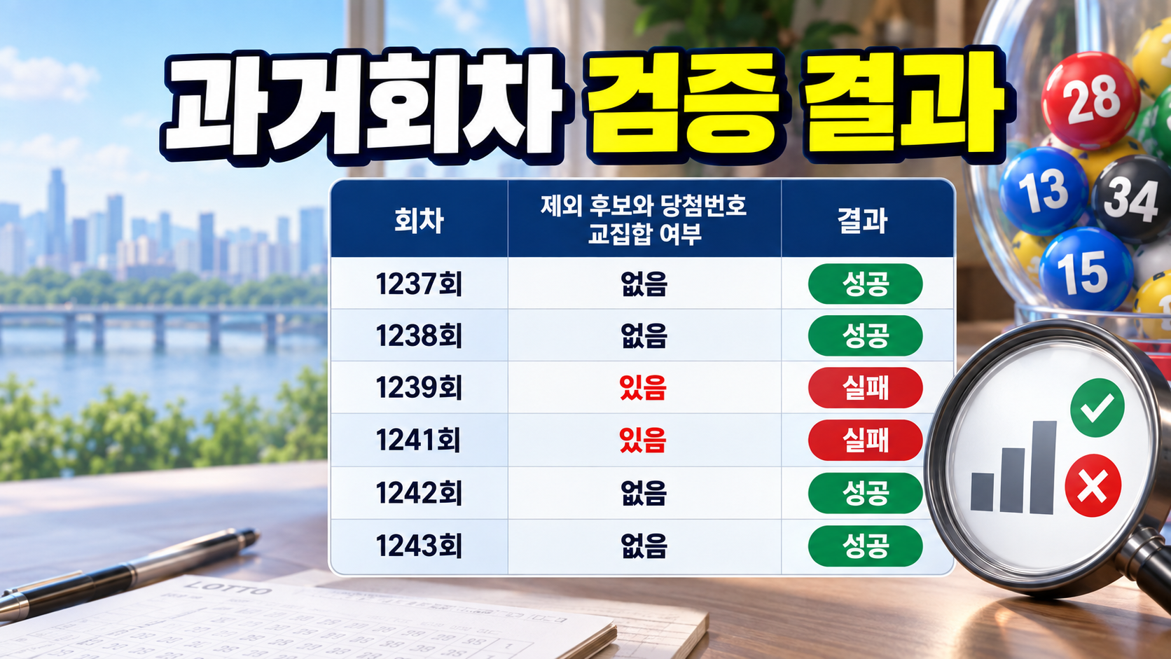 과거회차 검증 결과