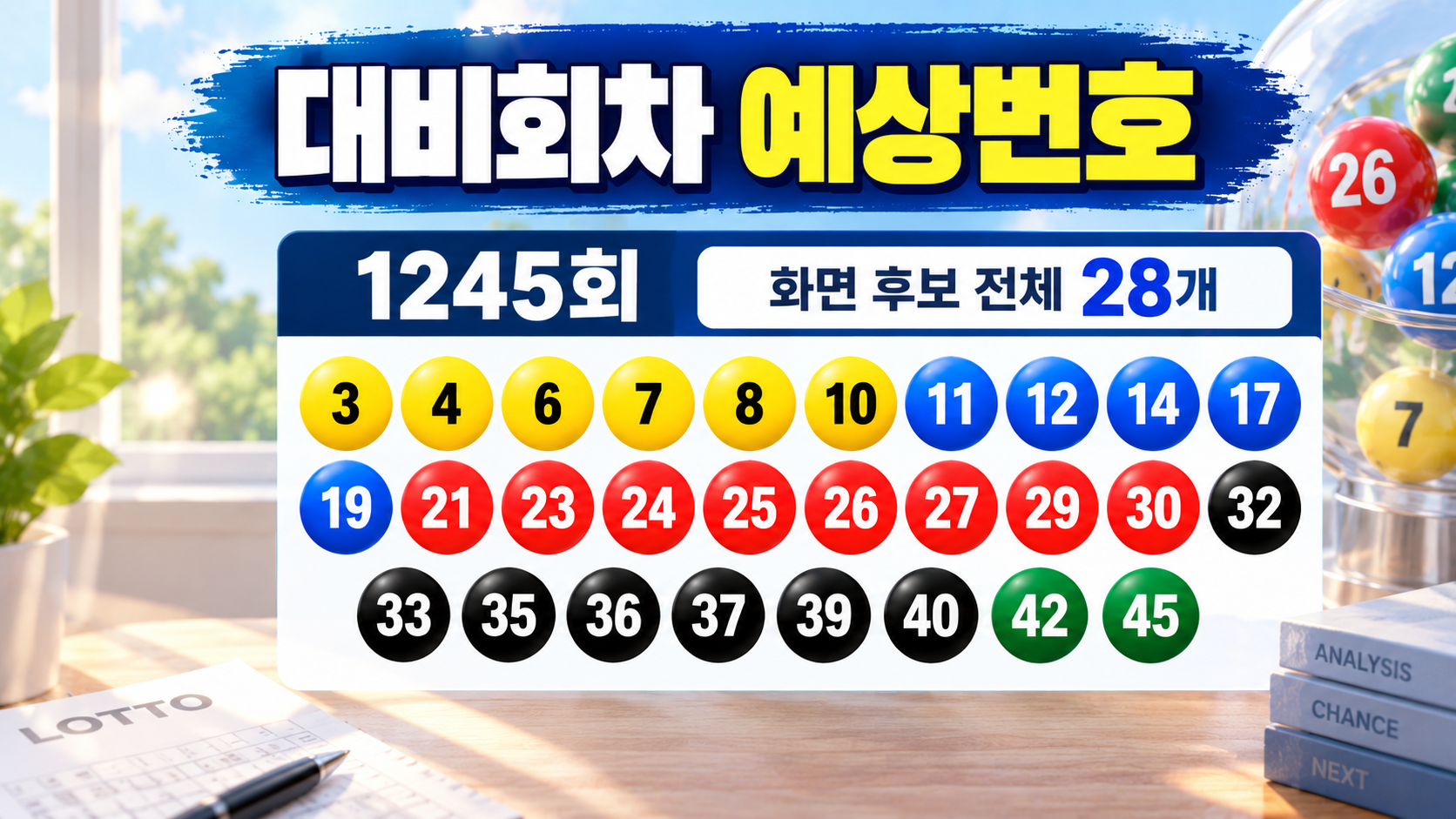 대비회차 예상번호