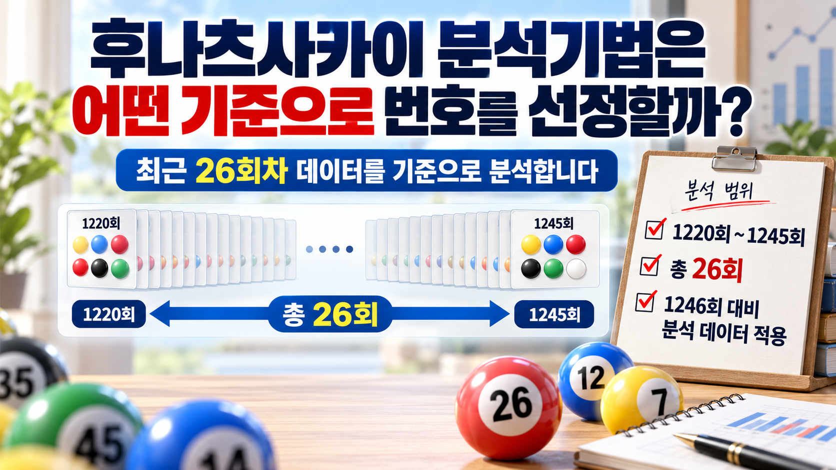 후나츠사카이 분석기법은 어떤 기준으로 번호를 선정할까?